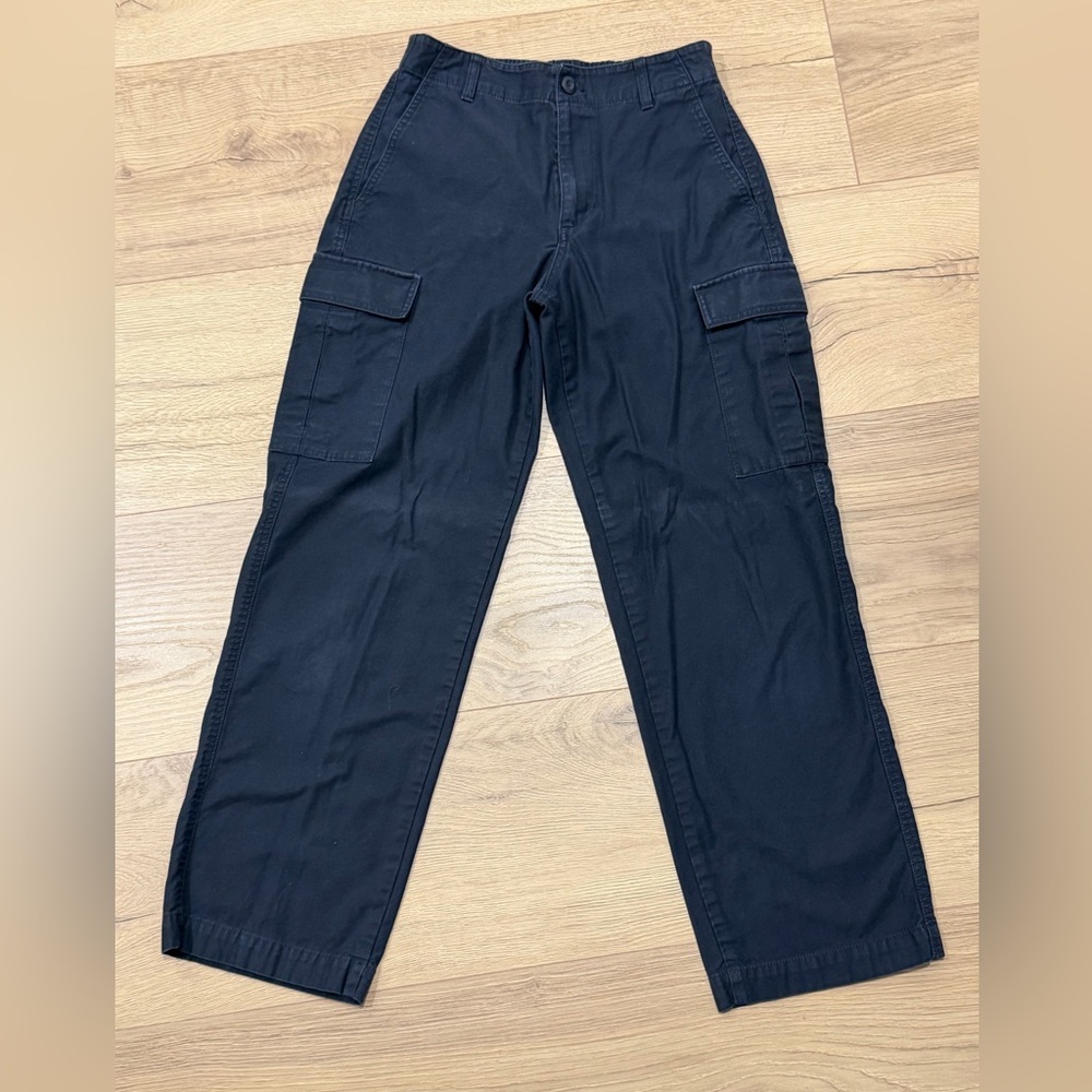 Uniqlo High Waist Cargo Pants- Wide Legs